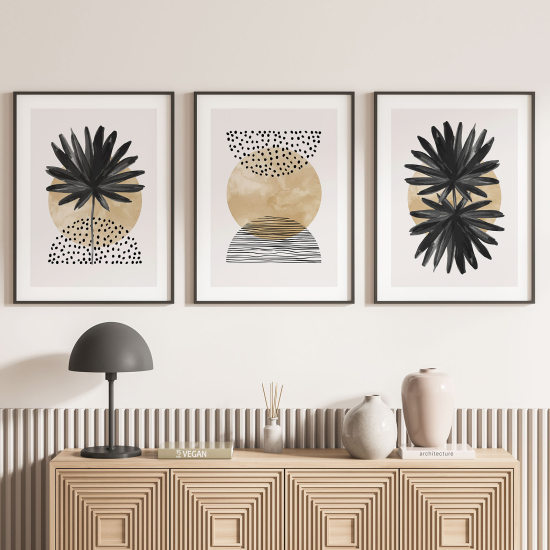 Set Of 3 Posters - Boho