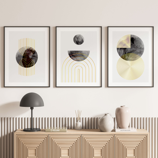 Set Of 3 Posters - Boho