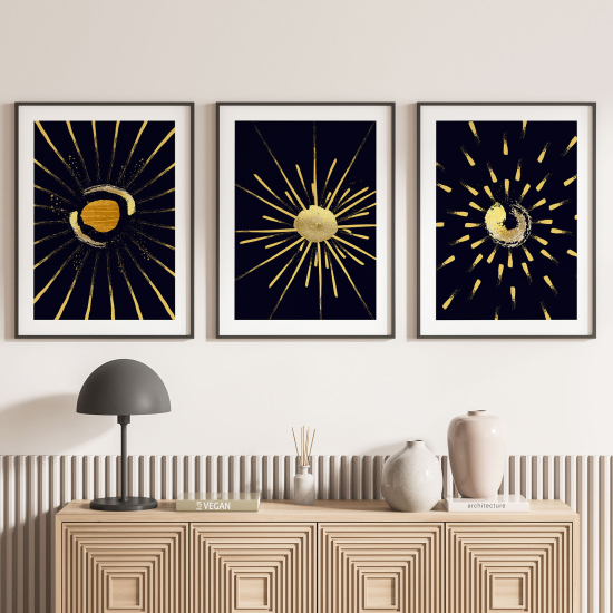 Set Of 3 Posters - Boho