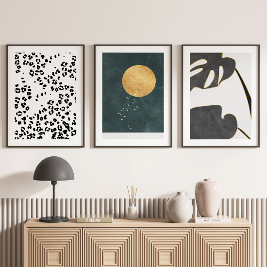 Set Of 3 Posters - Boho