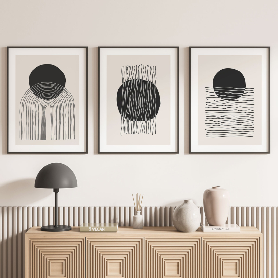 Set Of 3 Posters - Boho