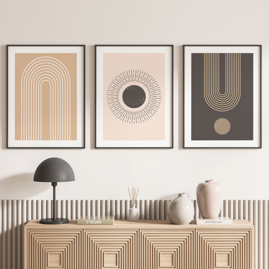 Set Of 3 Posters - Boho