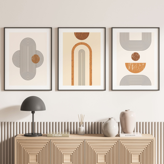 Set Of 3 Posters - Boho