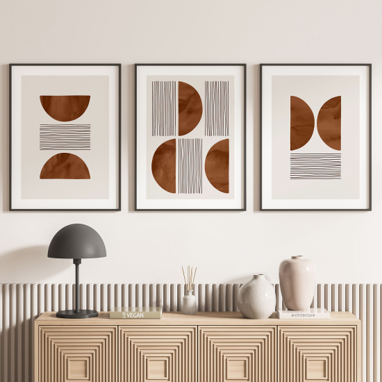 Set Of 3 Posters - Boho