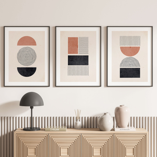 Set Of 3 Posters - Boho