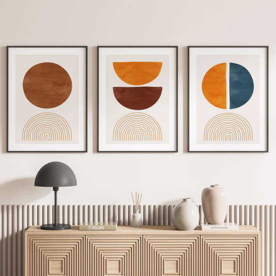 Set Of 3 Posters - Boho