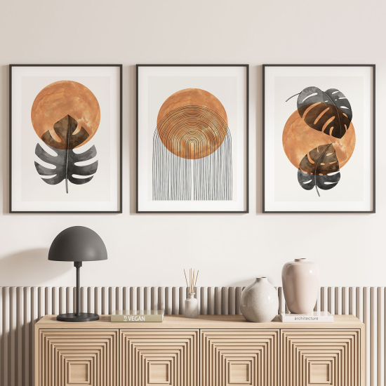 Set Of 3 Posters - Boho