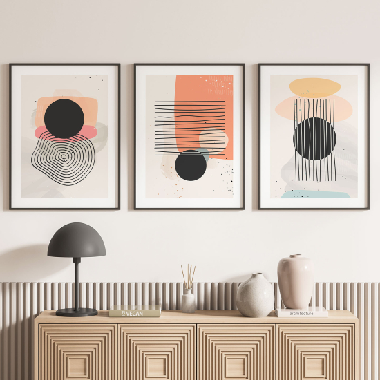 Set Of 3 Posters - Boho Design