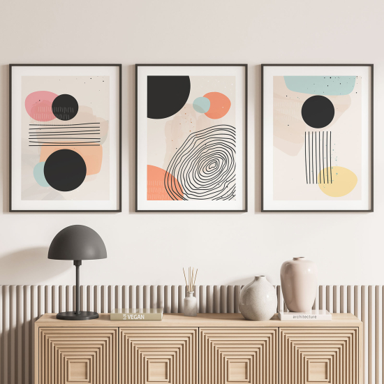 Set Of 3 Posters - Boho Design