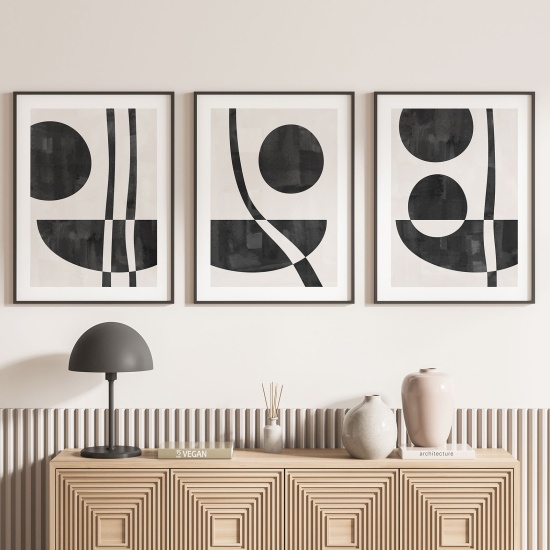 Set Of 3 Posters - Contemporary design