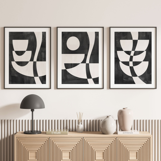 Set Of 3 Posters - Contemporary design