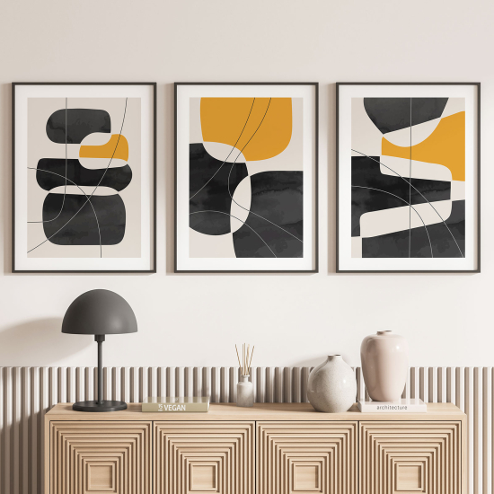 Set Of 3 Posters - Contemporary design