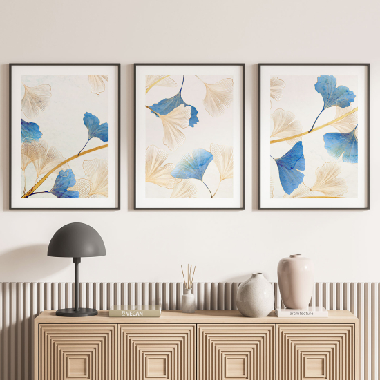 Set Of 3 Posters - Flowers