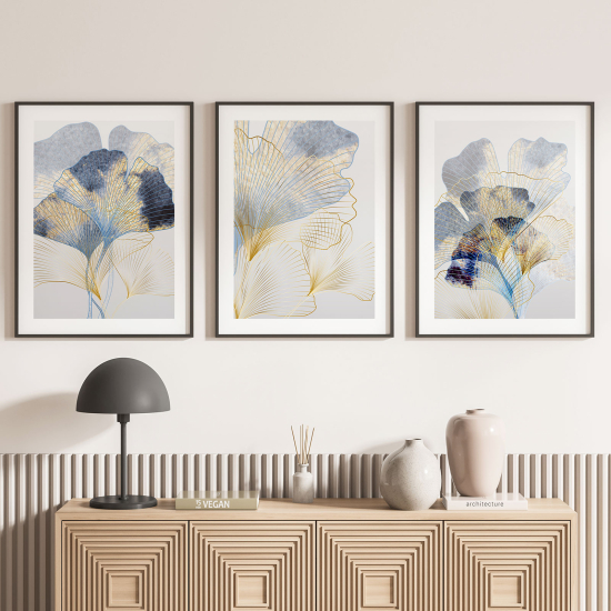 Set Of 3 Posters - Flowers