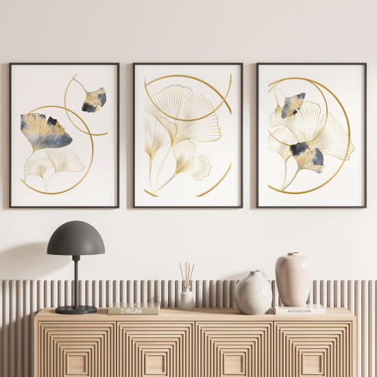 Set Of 3 Posters - Flowers