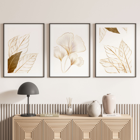 Set Of 3 Posters - Flowers