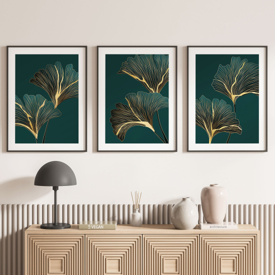 Set Of 3 Posters - Flowers