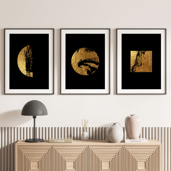 Set Of 3 Posters - Geometric pattern