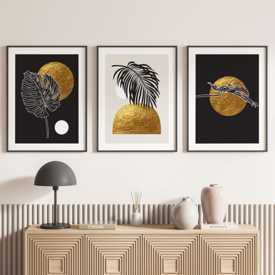 Set Of 3 Posters - Geometric shapes