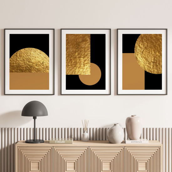 Set Of 3 Posters - Geometric shapes