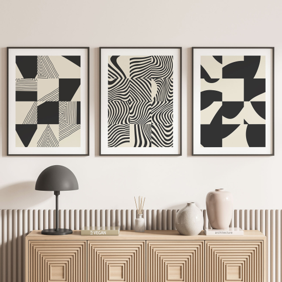 Set Of 3 Posters - Graph