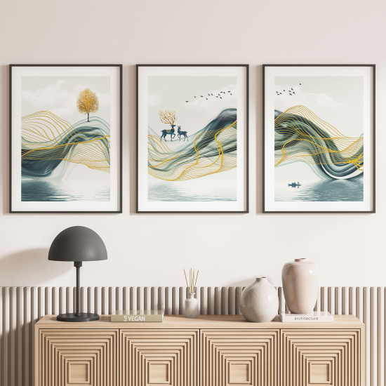 Set Of 3 Posters - Landscape Design