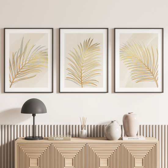 Set Of 3 Posters - Leaves