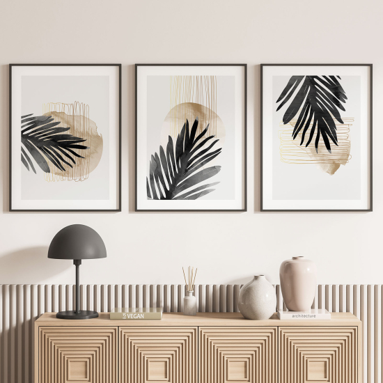 Set Of 3 Posters - Leaves