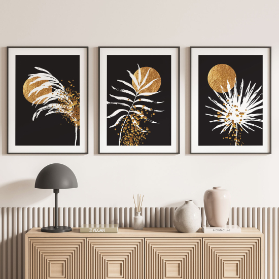 Set Of 3 Posters - Leaves