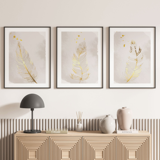 Set Of 3 Posters - Leaves