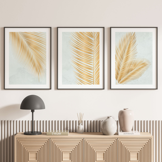 Set Of 3 Posters - Leaves