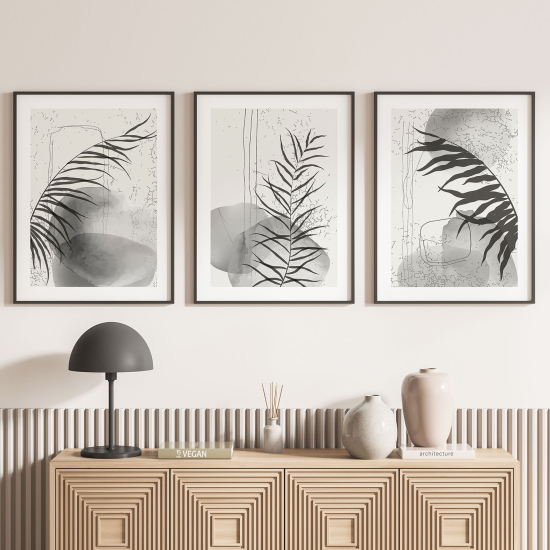 Set Of 3 Posters - Leaves