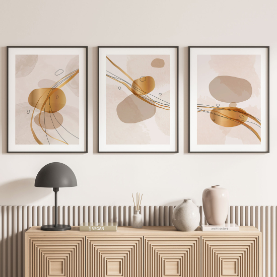 Set Of 3 Posters - Modern