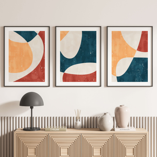 Set Of 3 Posters - Modern