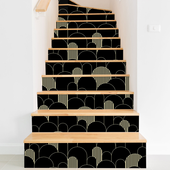 Stair riser stickers - Arches Design