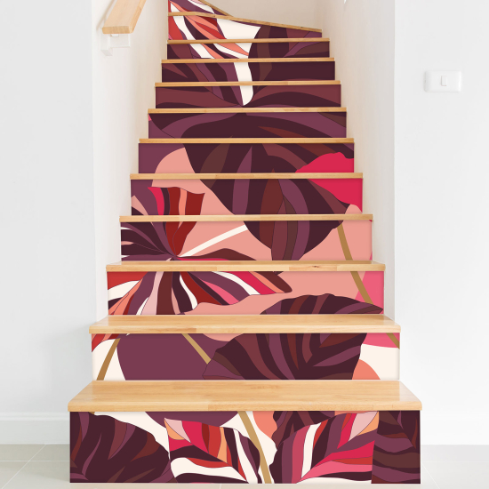 Stair riser stickers - Colored sheets