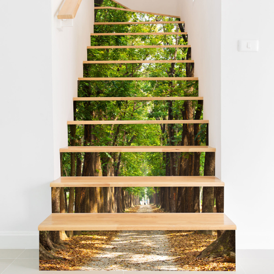 Stair riser stickers - Forest