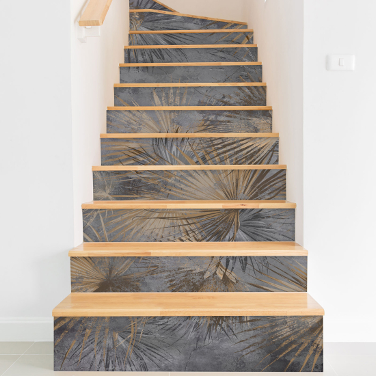 Stair riser stickers - Leaves