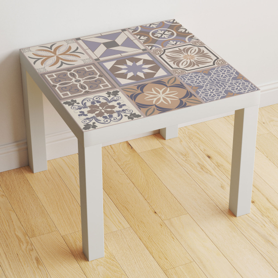 Table Sticker - Cement Tile Pattern