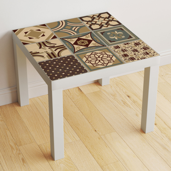 Table Sticker - Cement Tile Pattern