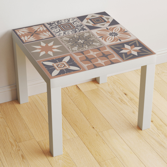 Table Sticker - Cement Tile Pattern