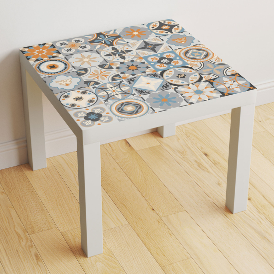 Table Sticker - Cement Tile Pattern