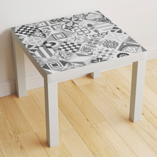 Table Sticker - Cement Tile Pattern