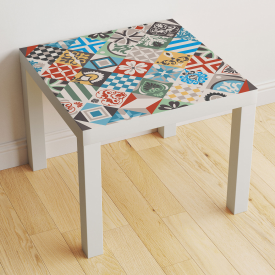 Table Sticker - Cement Tile Pattern