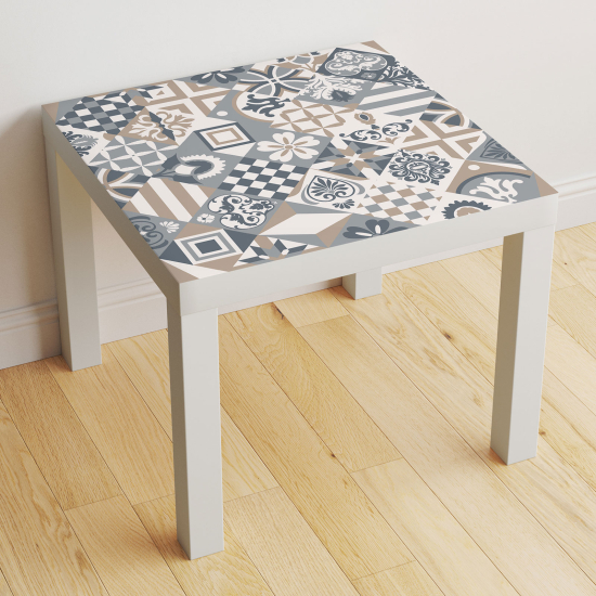 Table Sticker - Cement Tile Pattern