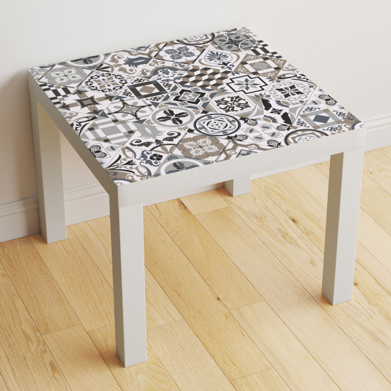 Table Sticker - Cement Tile Pattern