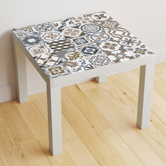 Table Sticker - Cement Tile Pattern