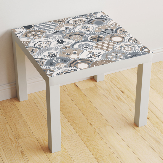 Table Sticker - Cement Tile Pattern