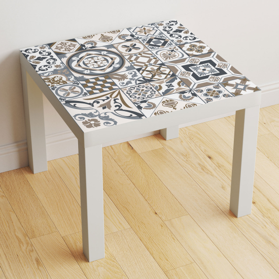 Table Sticker - Cement Tile Pattern