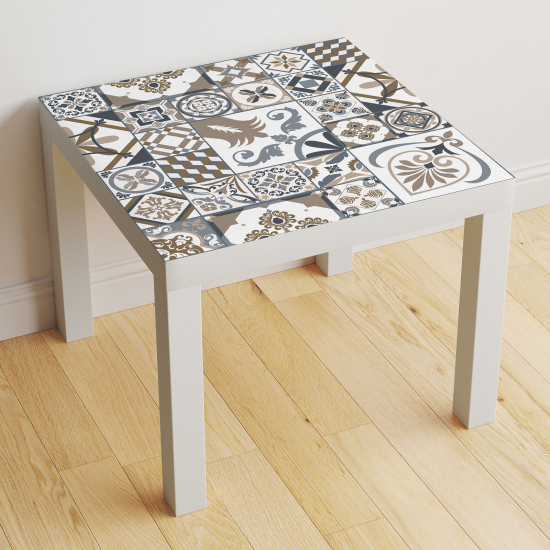 Table Sticker - Cement Tile Pattern